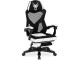 Fotoliu gaming Mebel Elite Bing (White/Black)