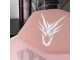 Fotoliu gaming Mebel Elite Bing (White/Pink)