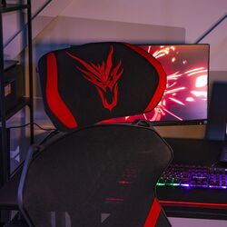 Fotoliu gaming Mebel Elite Maximo (Black/Red) Thumb