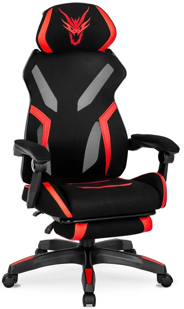 Fotoliu gaming Mebel Elite Maximo (Black/Red)