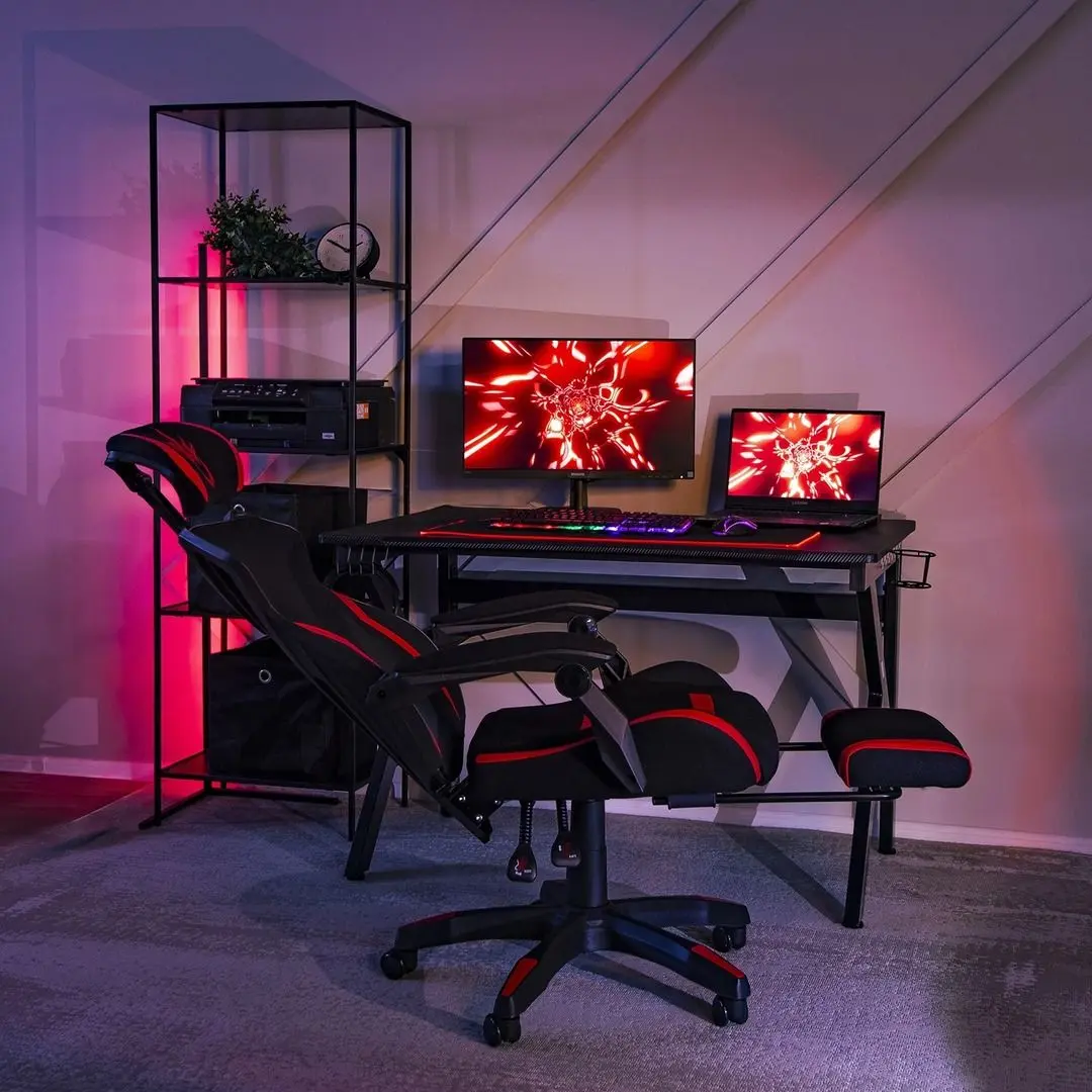 Fotoliu gaming Mebel Elite Maximo (Black/Red)