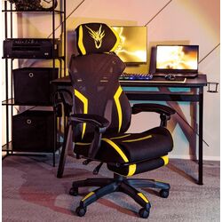 Fotoliu gaming Mebel Elite Maximo (Black/Yellow)