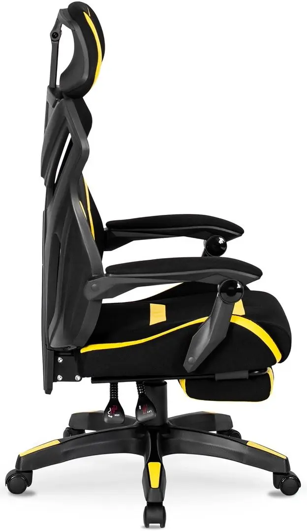 Fotoliu gaming Mebel Elite Maximo (Black/Yellow)