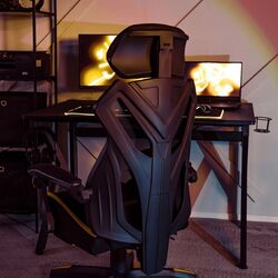 Fotoliu gaming Mebel Elite Maximo (Black/Yellow) Thumb