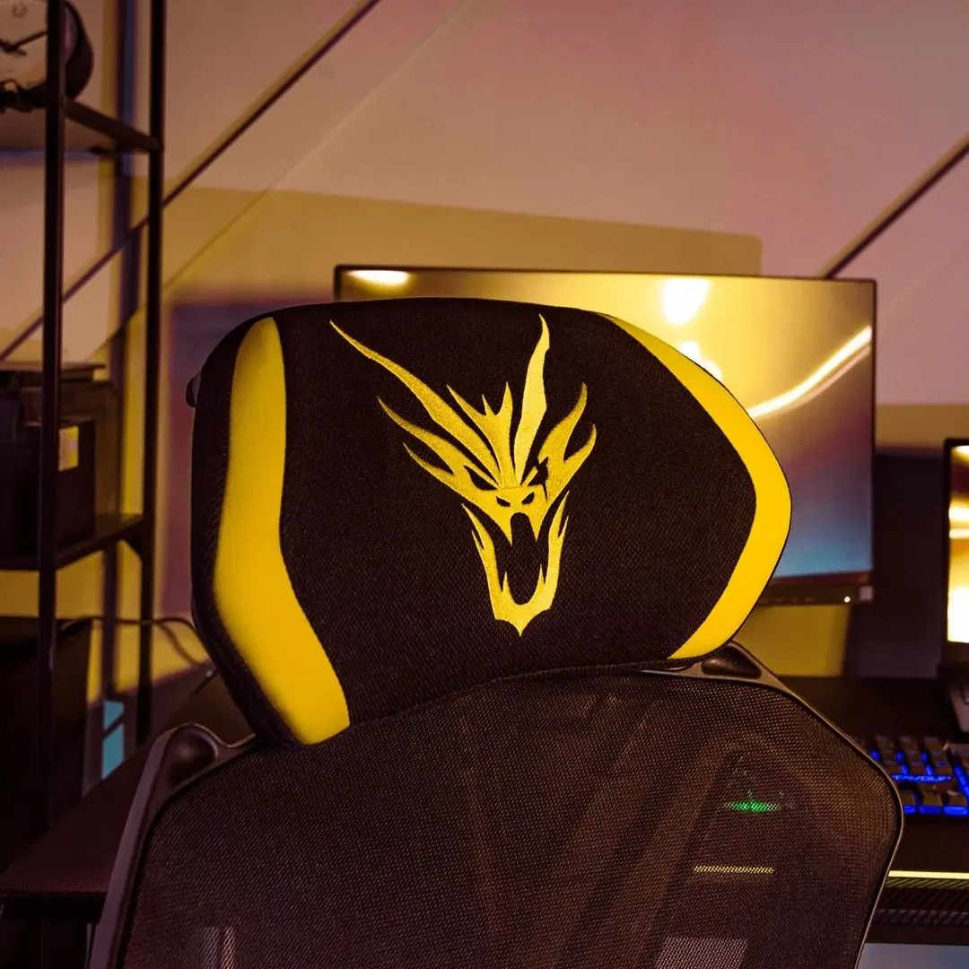 Fotoliu gaming Mebel Elite Maximo (Black/Yellow)