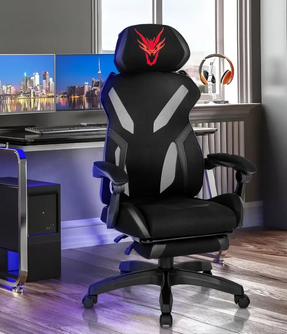 Fotoliu gaming Mebel Elite Maximo (Black)