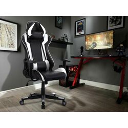 Геймерское кресло Mirjan24 Archie M12/Muz M-12 (Black/White) Thumb