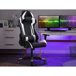 Геймерское кресло Mirjan24 Archie M12/Muz M-12 (Black/White) Thumb