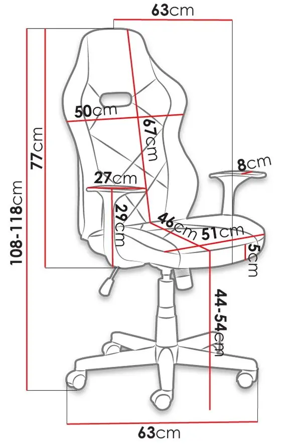 Fotoliu gaiming Mirjan24 Saradlin/Vayne (Black) - 6