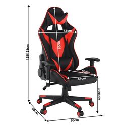 Fotoliu gaiming Mobhaus Carpi (Black/Red) Thumb