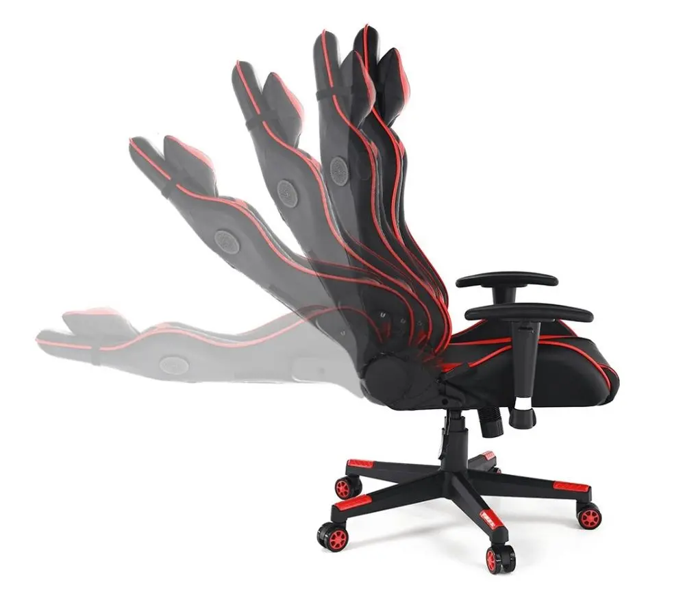 Fotoliu gaiming Mobhaus Carpi (Black/Red)