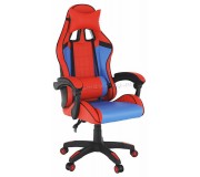 Fotoliu gaming Mobhaus Spidex (Blue/Red)