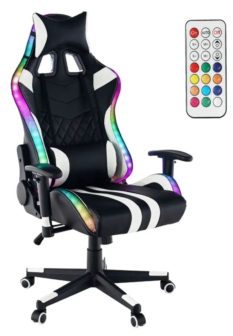 Кресло геймерское Mobhaus Zopa (Black/White)