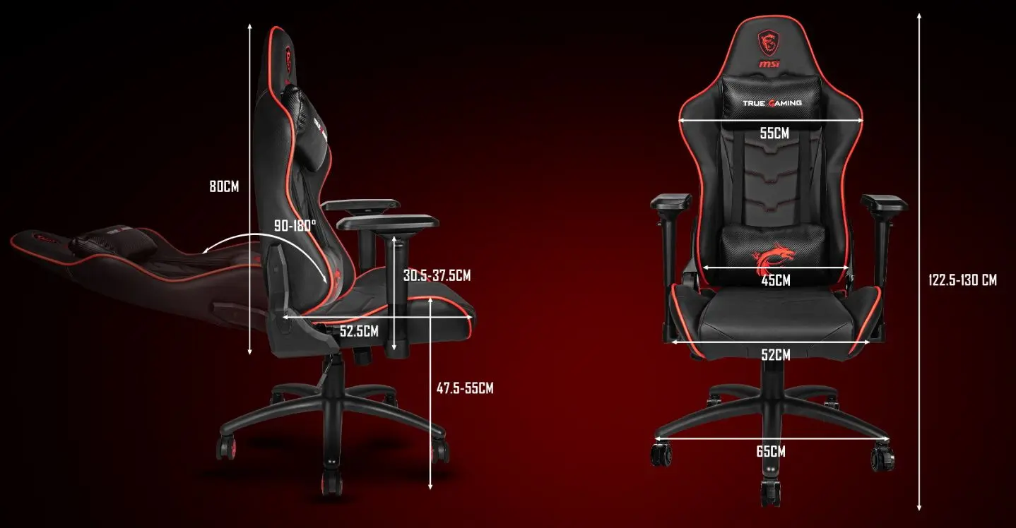 Fotoliu gaming MSI MAG CH120 X (Black/Red) - 6