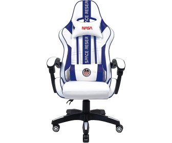 Fotoliu gaming Nasa Atlantis (White/Blue)