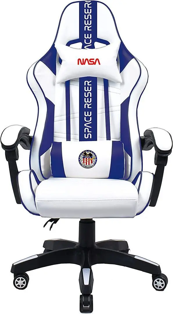 Fotoliu gaming Nasa Atlantis (White/Blue)