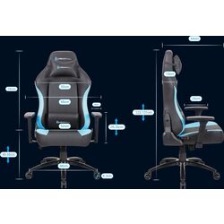 Fotoliu gaming Newskill Akeron (Black/Blue) Thumb