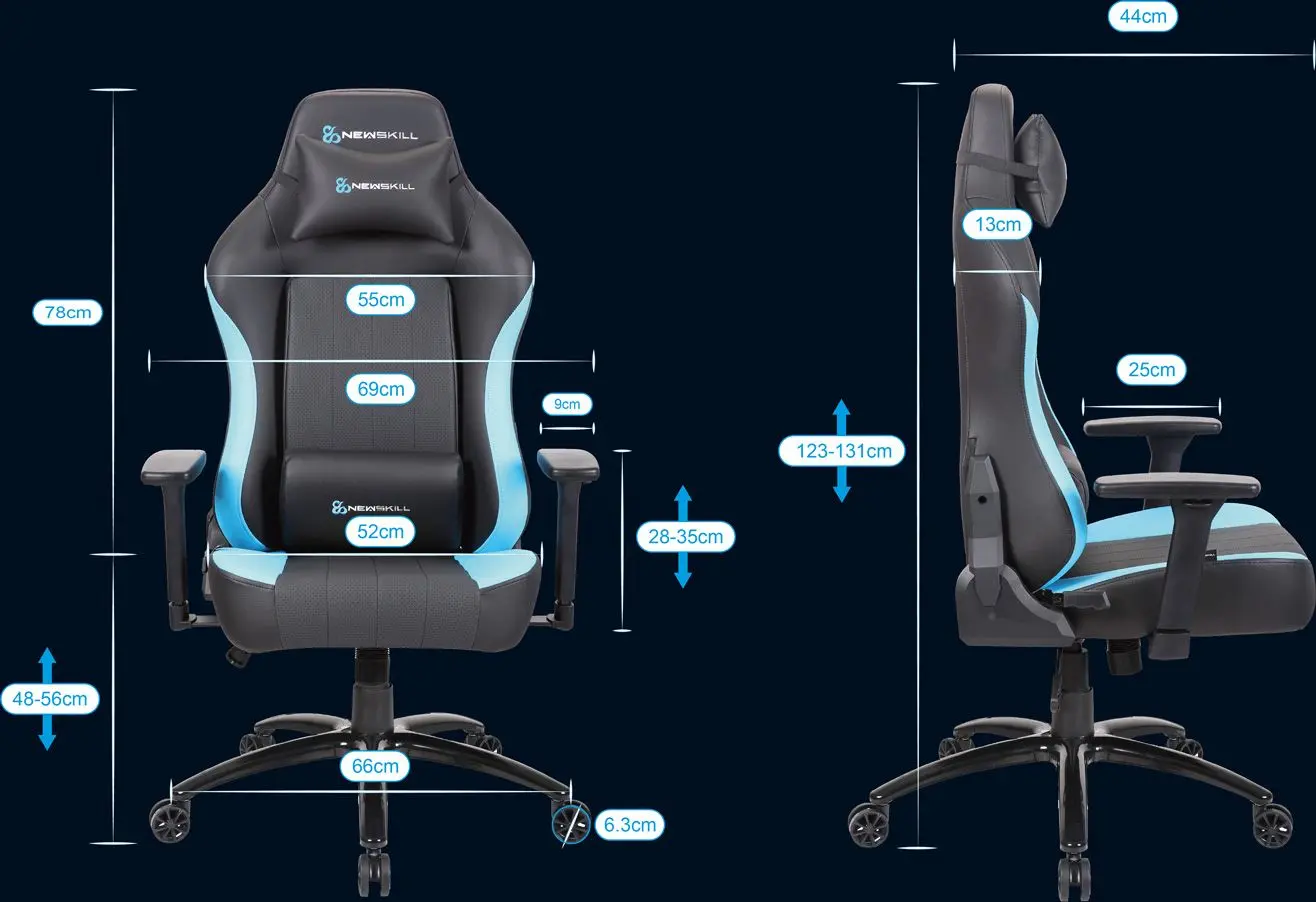 Fotoliu gaming Newskill Akeron (Black/Blue)