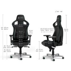 Fotoliu gaming Noblechairs Epic Mercedes-AMG Petronas F1 Team (Black/Turquoise) Thumb