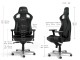 Fotoliu gaming Noblechairs Epic Mercedes-AMG Petronas F1 Team (Black/Turquoise)