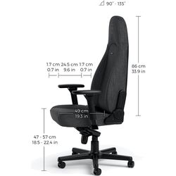 Fotoliu gaming Noblechairs Icon TX (Anthracite) Thumb