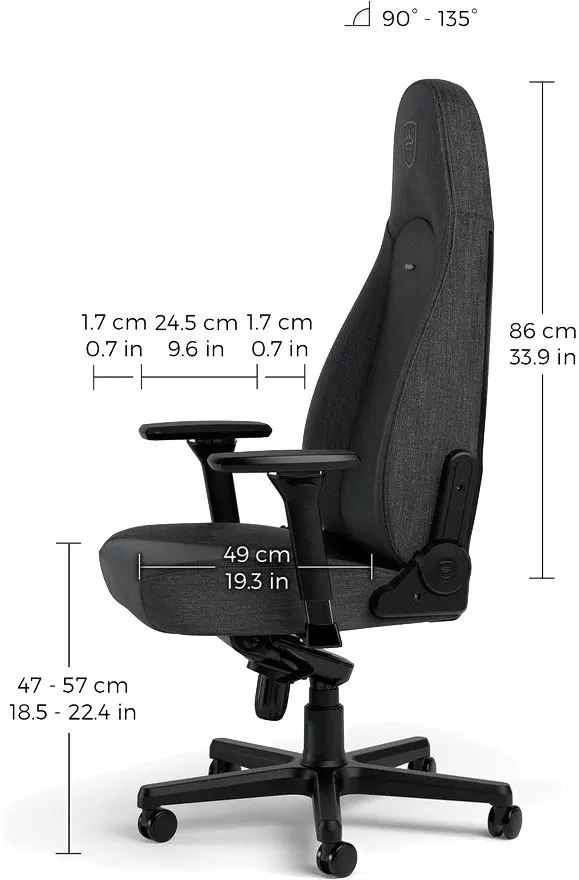 Fotoliu gaming Noblechairs Icon TX (Anthracite)
