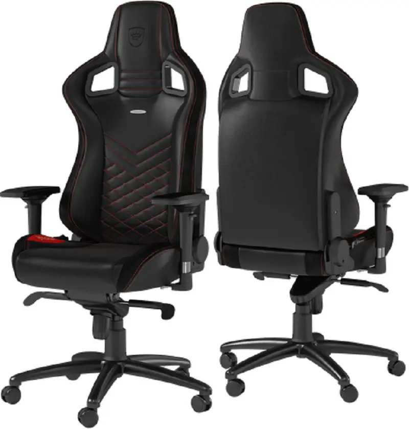 Fotoliu gaming Noblechairs Epic PU Leather (Black/Red)