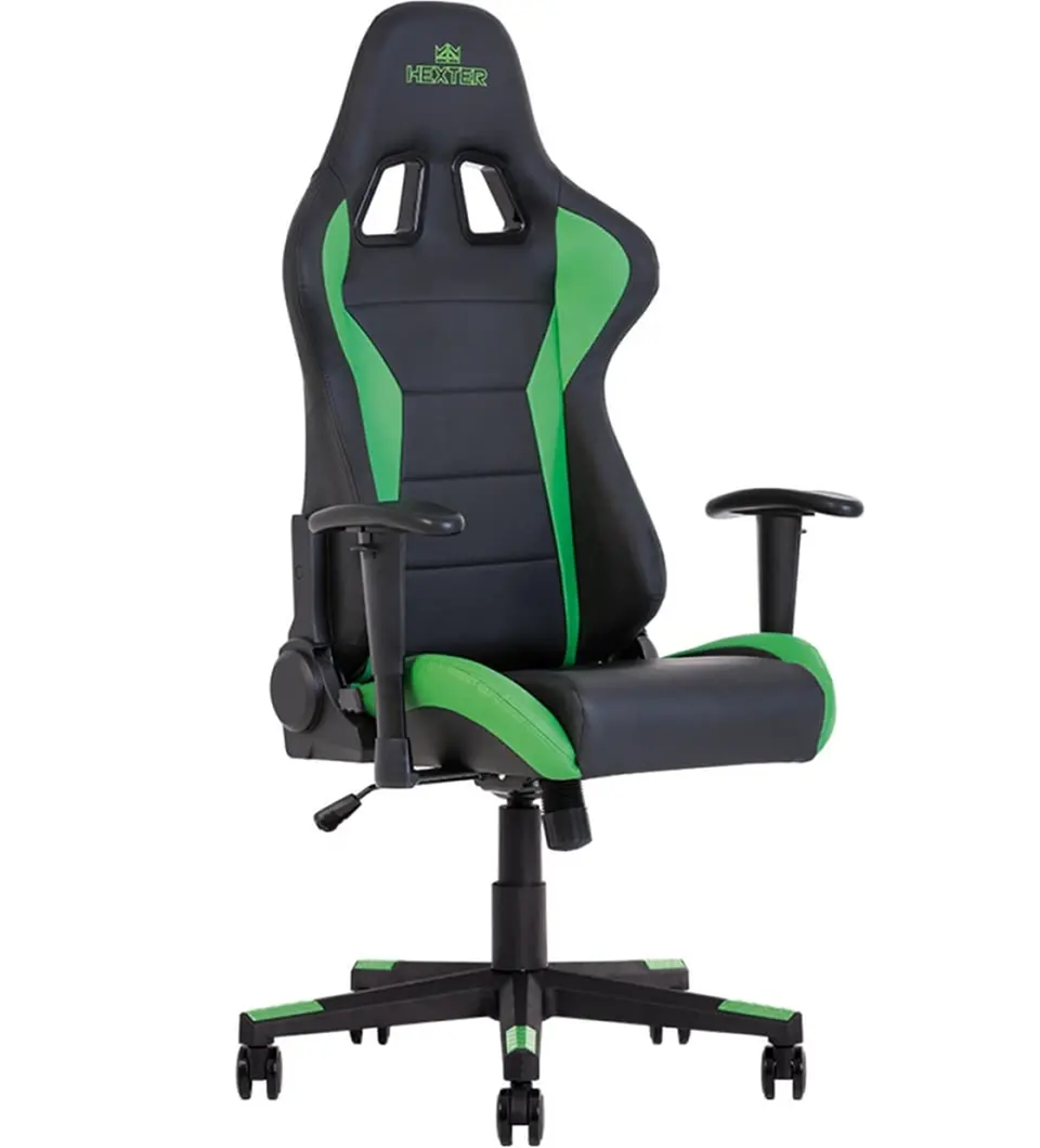 Fotoliu gaming Nowy Styl Hexter ML Eco 01 (Black/Green) - 3