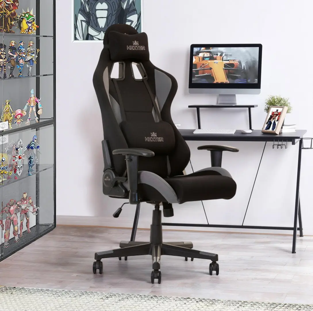 Игровое кресло Nowy Styl Hexter ML Fab 01 (Black/Gray)