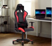 Fotoliu gaming Nowy Styl Hexter ML Eco/01 (Black/Red)