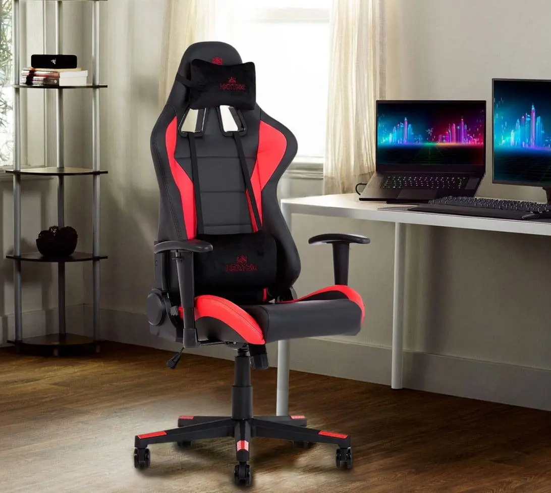 Fotoliu gaming Nowy Styl Hexter ML Eco/01 (Black/Red)