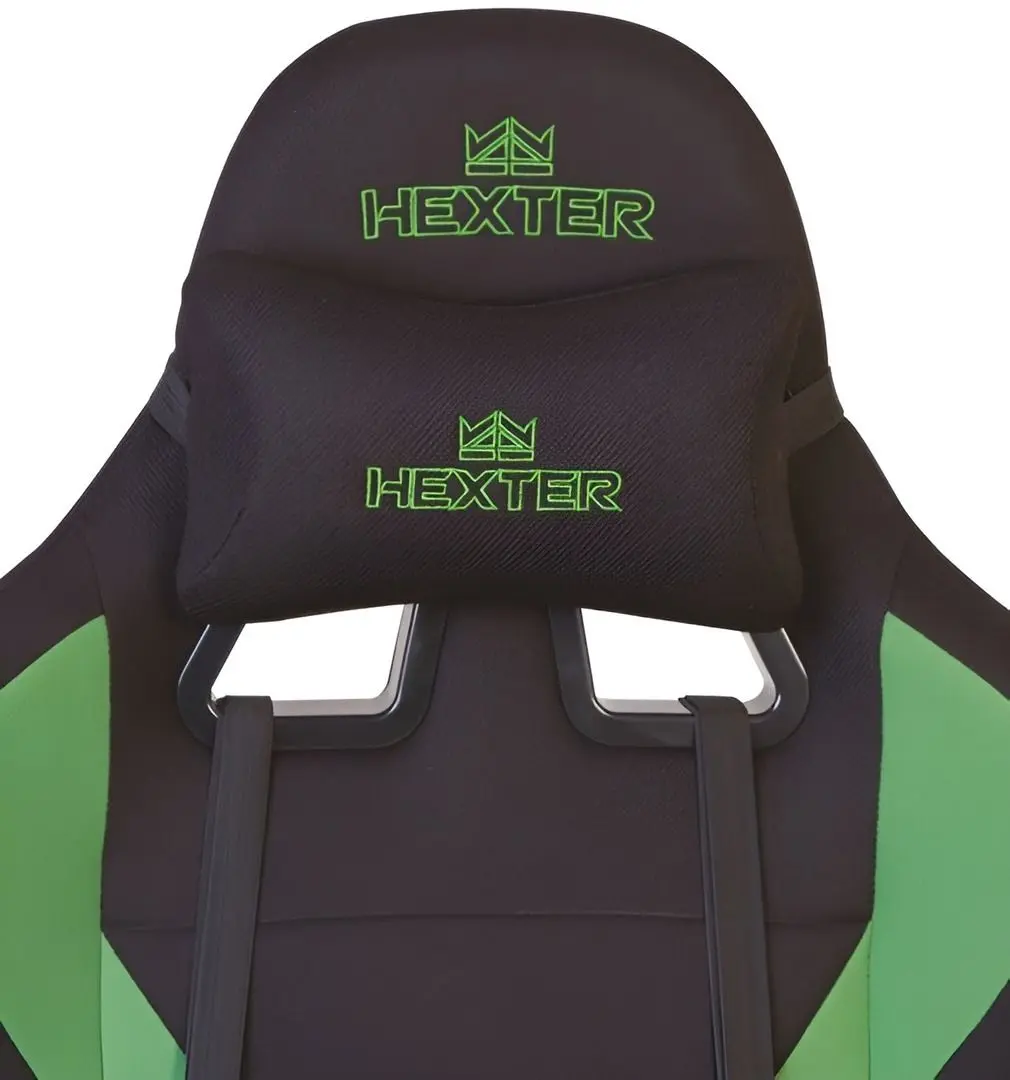 Кресло геймерское Nowy Styl Hexter ML Fab/01 (Black/Green) - 9