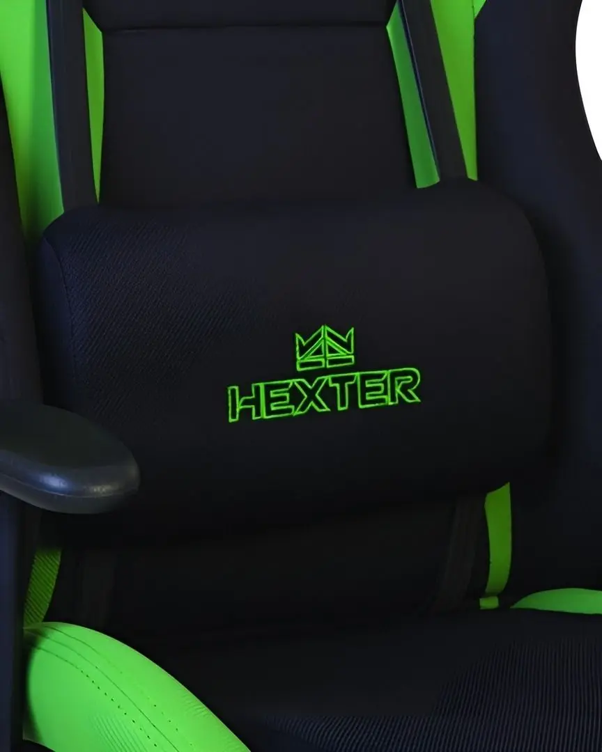 Кресло геймерское Nowy Styl Hexter ML Fab/01 (Black/Green) - 10