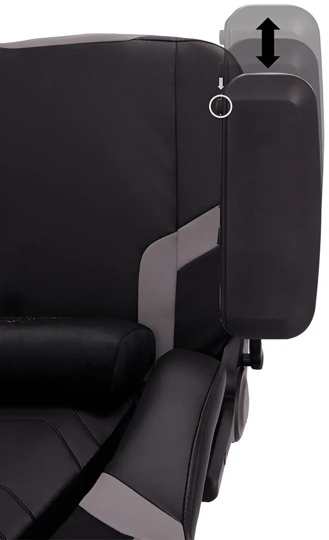 Кресло геймерское Nowy Styl Hexter XR Eco/01 (Black/Gray)