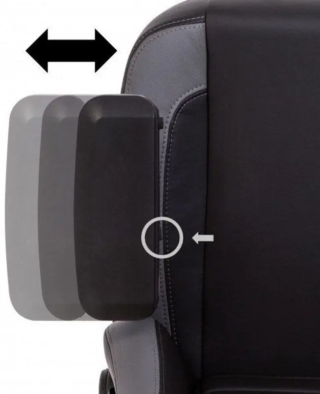 Кресло геймерское NowyStyl Hexter XL R4D MPD MB70 Eco/01 (Black/Grey)