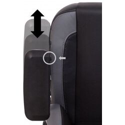 Кресло геймерское NowyStyl Hexter XL R4D MPD MB70 Eco/01 (Black/Grey) Thumb