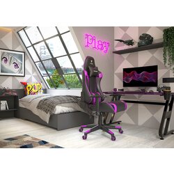 Fotoliu gaming Oversteel Ultimet (Black/Purple) Thumb