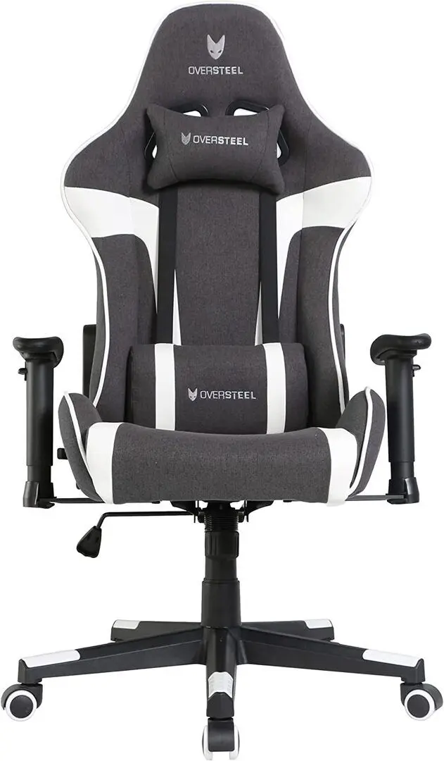 Fotoliu gaming Oversteel Ultimet Fabric (Black/White)