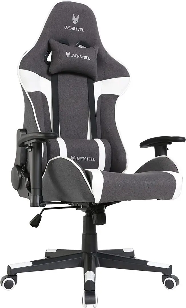 Fotoliu gaming Oversteel Ultimet Fabric (Black/White)