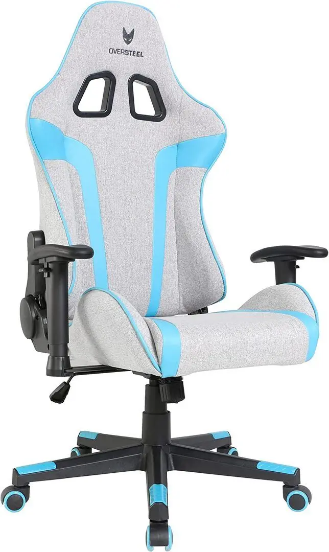Fotoliu gaming Oversteel Ultimet Fabric (Gray/Blue) - 2