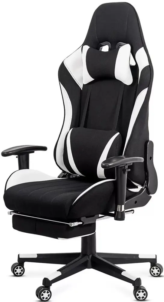 Fotoliu gaming Prestige Chairs OFF 296 (White/Black) - 3