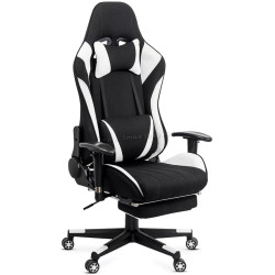 Fotoliu gaming Prestige Chairs OFF 296 (White/Black)