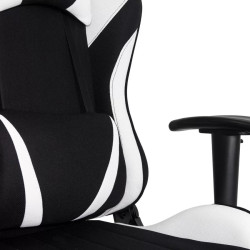 Fotoliu gaming Prestige Chairs OFF 296 (White/Black) Thumb