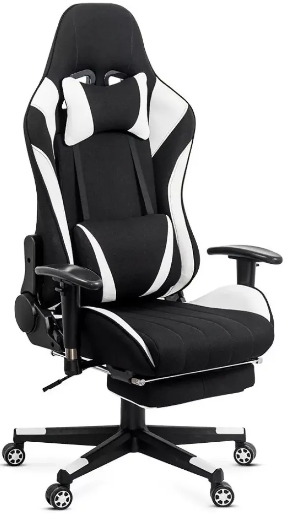 Fotoliu gaming Prestige Chairs OFF 296 (White/Black)