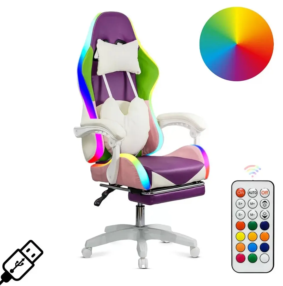 Игровое кресло  Prestige Chairs OFF 298 (Purple/Pink) - 4