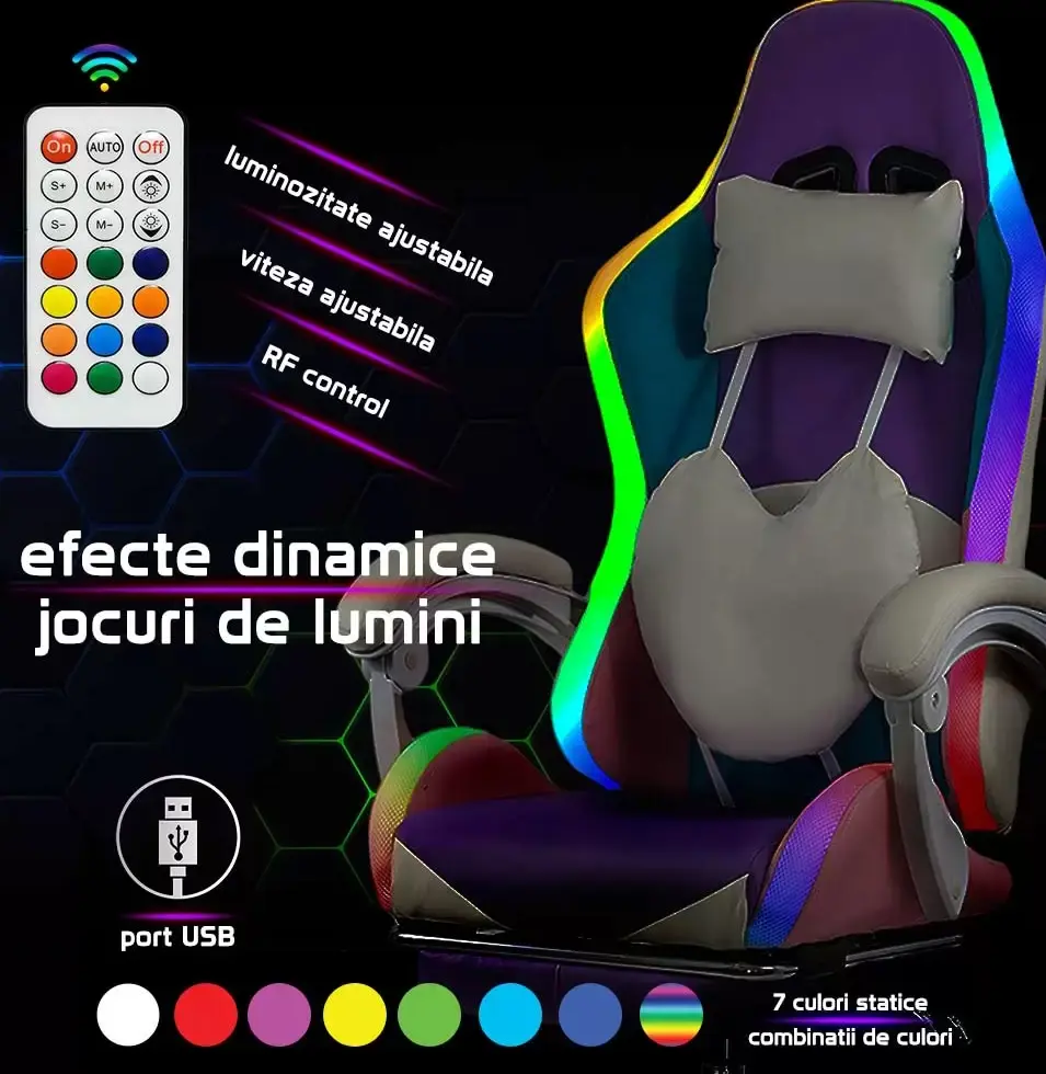Игровое кресло  Prestige Chairs OFF 298 (Purple/Pink) - 7