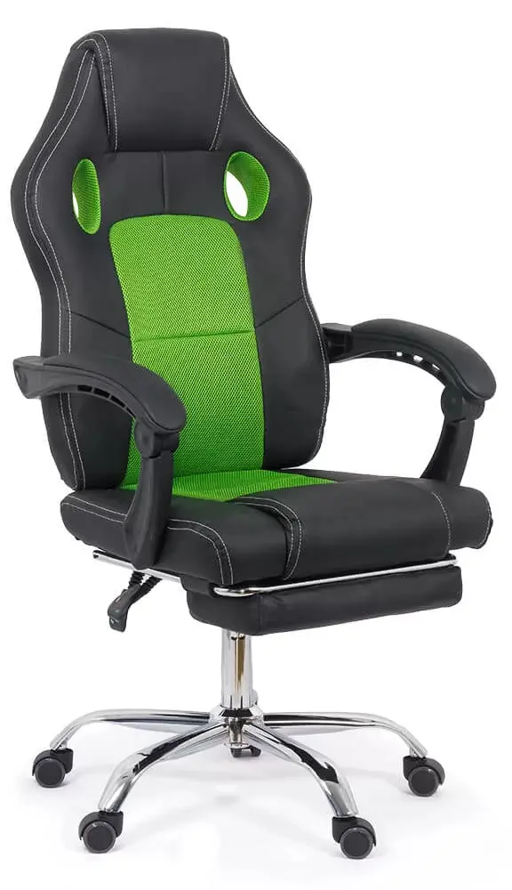 Fotoliu gaming Prestige Chairs OFF 3091 (Black/Green) - 2