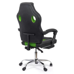 Fotoliu gaming Prestige Chairs OFF 3091 (Black/Green) Thumb