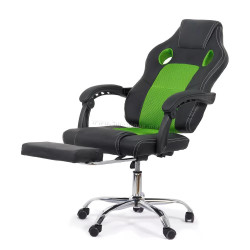 Fotoliu gaming Prestige Chairs OFF 3091 (Black/Green)