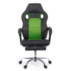 Fotoliu gaming Prestige Chairs OFF 3091 (Black/Green) Thumb